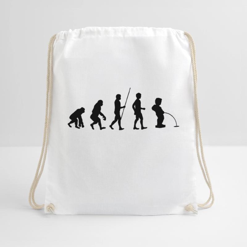 evolution belgium Drawstring Bag