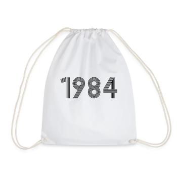 1984 - Drawstring Bag - white - Front