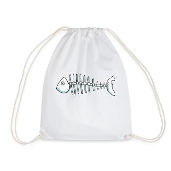 Poissons - Sac de sport léger - blanc - Devant