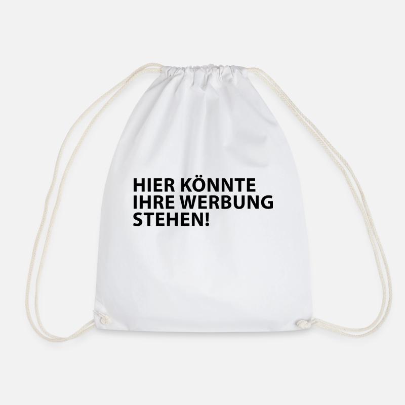 Hier könnte Ihre Werbung Stehen! - Turnbeutel - Weiß