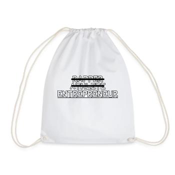Rapper Athlete Entrepreneur 18 - Drawstring Bag - white - Front