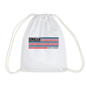 Birmingham United kingdom - Drawstring Bag - white - Front