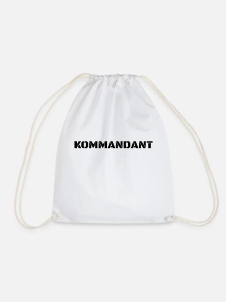 Kommandant - Turnbeutel - Weiß