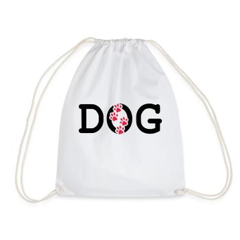 Dog - Turnbeutel - Weiß - Vorne