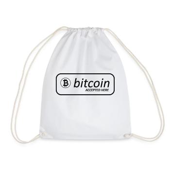 Bitcoin Trading Crypto Aktien - Turnbeutel - Weiß - Vorne