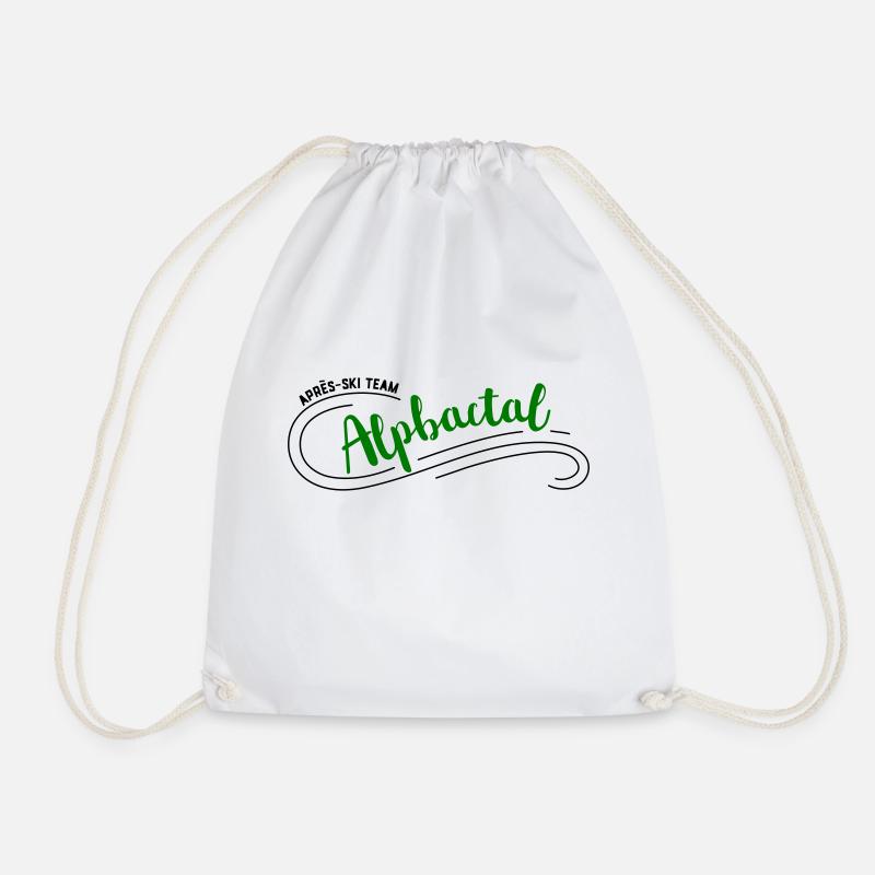 Après-Ski Alpbachtal - Drawstring Bag - white