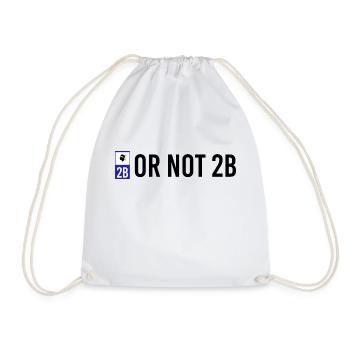 2b or not tp be - Sac de sport léger - blanc - Devant