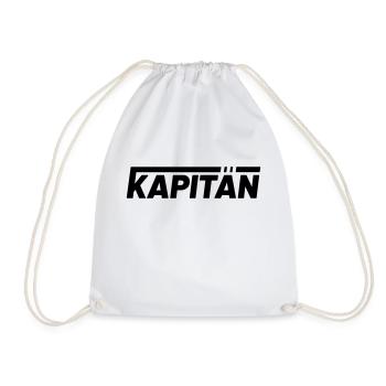 Captain my Captain Kapitän Design - Turnbeutel - Weiß - Vorne