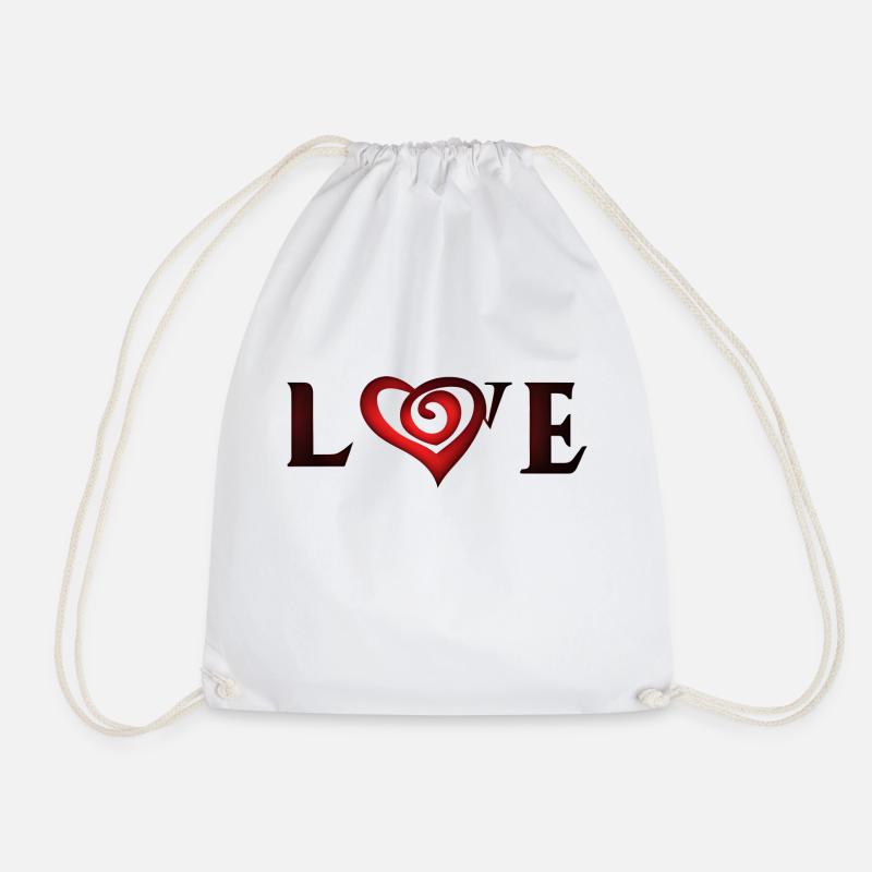 love 01 - Sac de sport léger - blanc