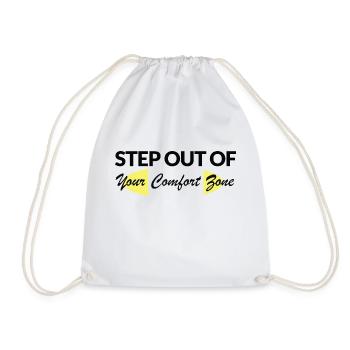 Step Out of Your Comfort Zone - Turnbeutel - Weiß - Vorne