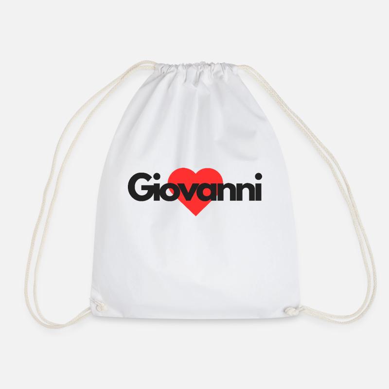 Giovanni - Turnbeutel - Weiß
