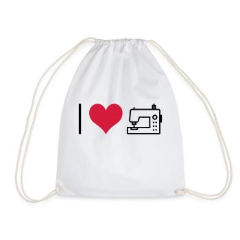 Machine à coudre - Sac de sport léger - blanc - Devant