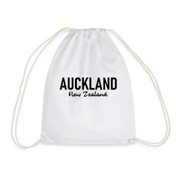Auckland - New Zealand - Aotearoa - Maori - Kiwi - Turnbeutel - Weiß - Vorne