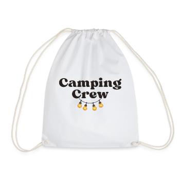 Camping Crew - Drawstring Bag - white - Front