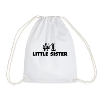 number one little sister - Sac de sport léger - blanc - Devant