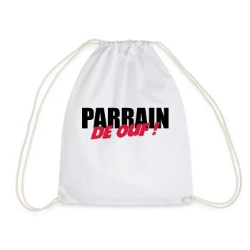 Parrain de ouf ! - Sac de sport léger - blanc - Devant
