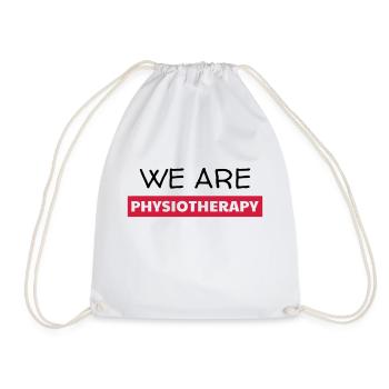Physiotherapy Physio Krankengymnast Kiné Doctor - Drawstring Bag - white - Front