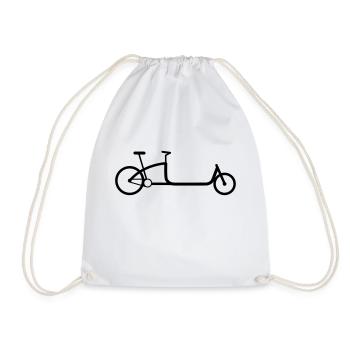 La grande roue de chargement - Sac de sport léger - blanc - Devant