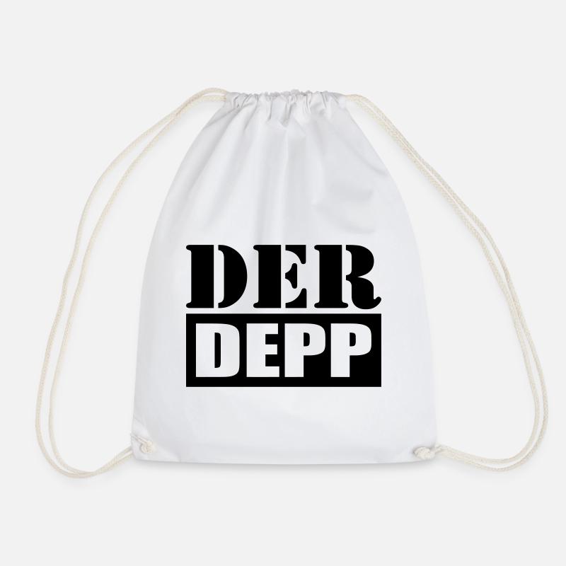 The Depp - Drawstring Bag - white