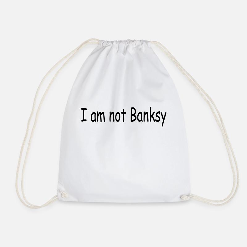 Banksy - Turnbeutel - Weiß