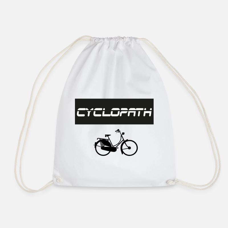 CYCLOPATH gift idea - Drawstring Bag - white