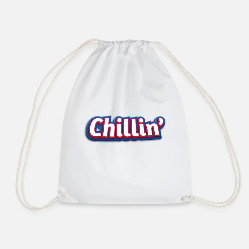 Chill chillen - Turnbeutel - Weiß
