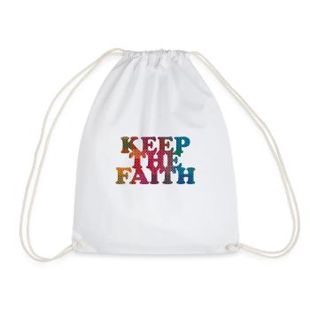 Keep the Faith - Turnbeutel - Weiß - Vorne