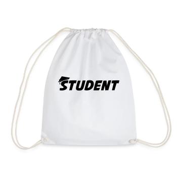 étudiant - Sac de sport léger - blanc - Devant
