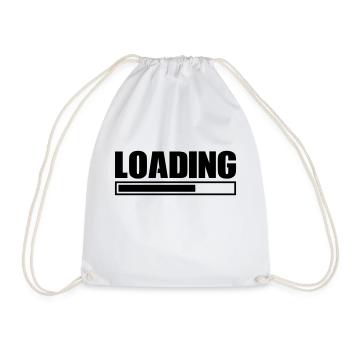 Loading - Drawstring Bag - white - Front
