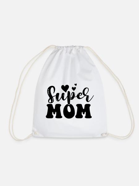 Super Mom - Turnbeutel - Weiß