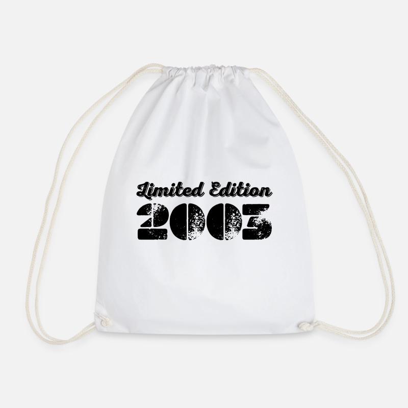 2003 20th birthday - Drawstring Bag - white