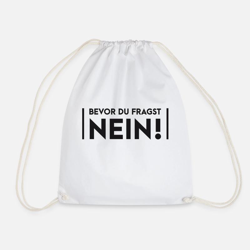 Nein! - Turnbeutel - Weiß