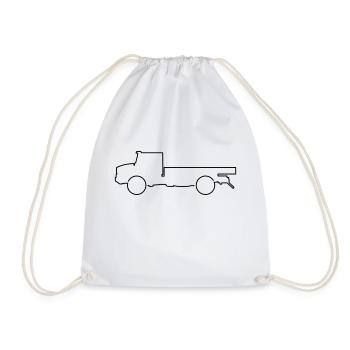 Truck Zetros Off-Road Outdoor Transport - Drawstring Bag - white - Front