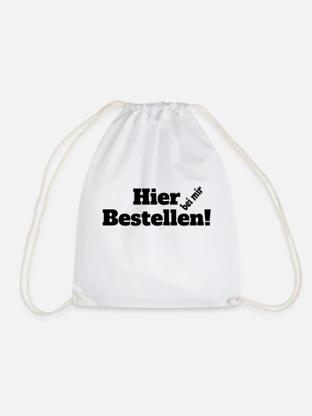 hier bei mir bestellen - Turnbeutel - Weiß
