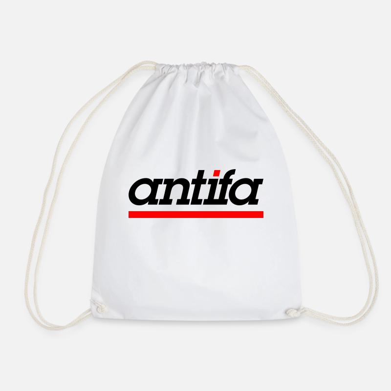 Logo antifa moderne - Sac de sport léger - blanc