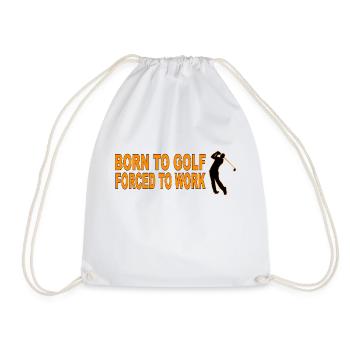 Les enfants au golf forcés de travailler - Sac de sport léger - blanc - Devant