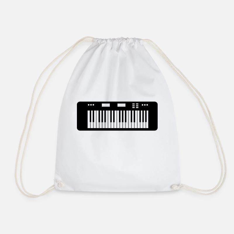 keyboard - Turnbeutel - Weiß