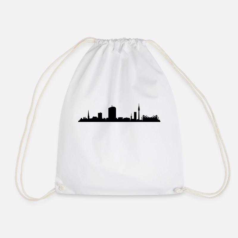 Skyline Dortmund - Turnbeutel - Weiß