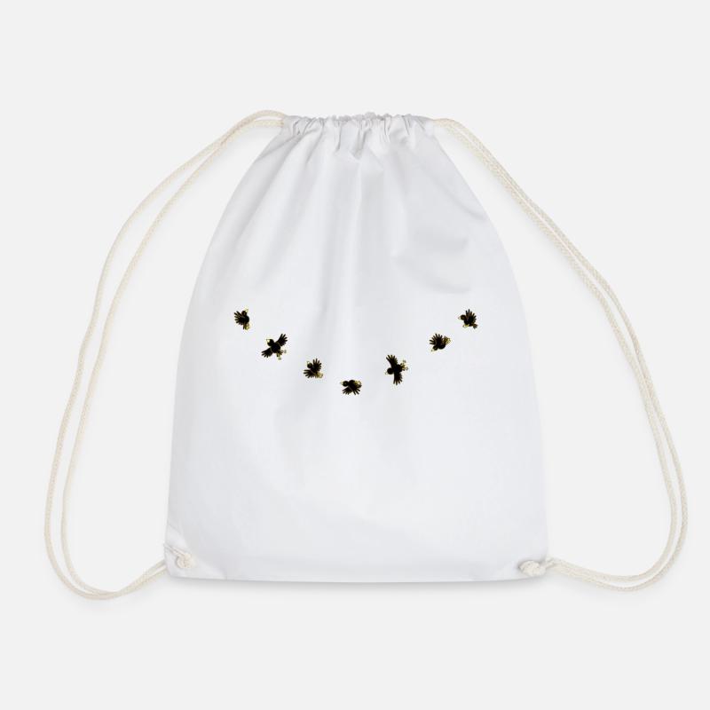 Birdies - Drawstring Bag - white