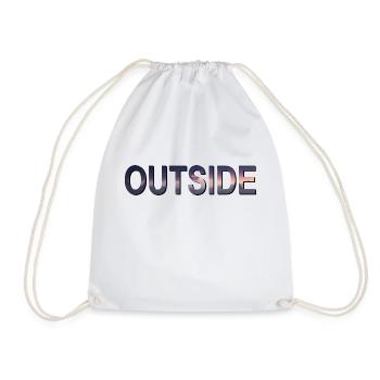 Outdoor - Drawstring Bag - white - Front