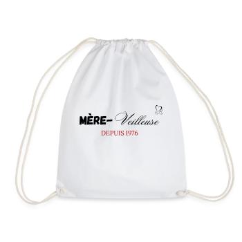 Mère veilleuse depuis 1976 - Sac de sport léger - blanc - Devant