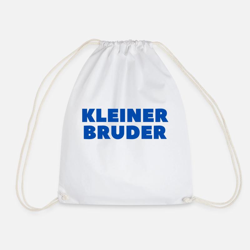Kleiner Bruder 1 - Turnbeutel - Weiß