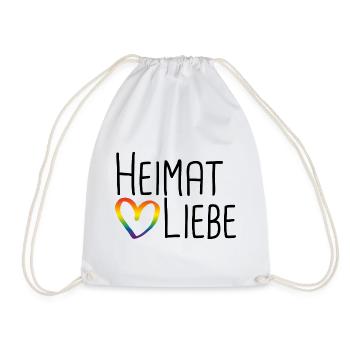 Heimat Liebe - Turnbeutel - Weiß - Vorne
