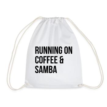 Run Run - Drawstring Bag - white - Front
