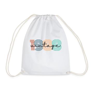 1988 vintage rétro - Sac de sport léger - blanc - Devant