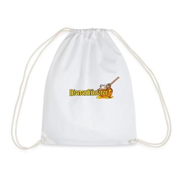 Bee Whisperer // Illustration - Drawstring Bag - white - Front