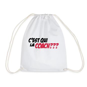 LA COACH - Sac de sport léger - blanc - Devant