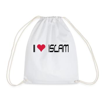 I LOVE ISLAM - Turnbeutel - Weiß - Vorne