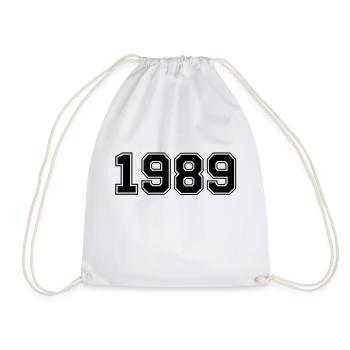 1989 - Drawstring Bag - white - Front