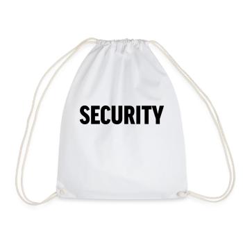 Security - Turnbeutel - Weiß - Vorne